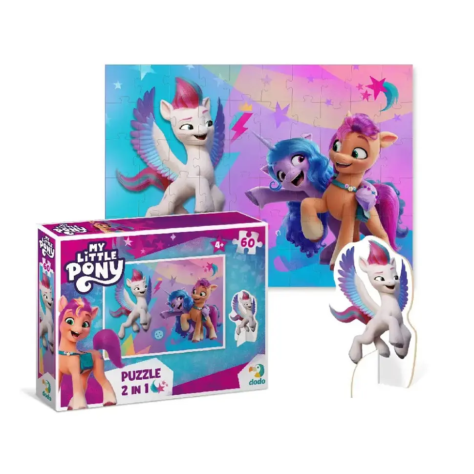 Дитячі Пазли My Little Pony "Пригоди Санні, Ізі та Зіпп" DoDo 200137 60 елементів, з фігуркою - фото 2