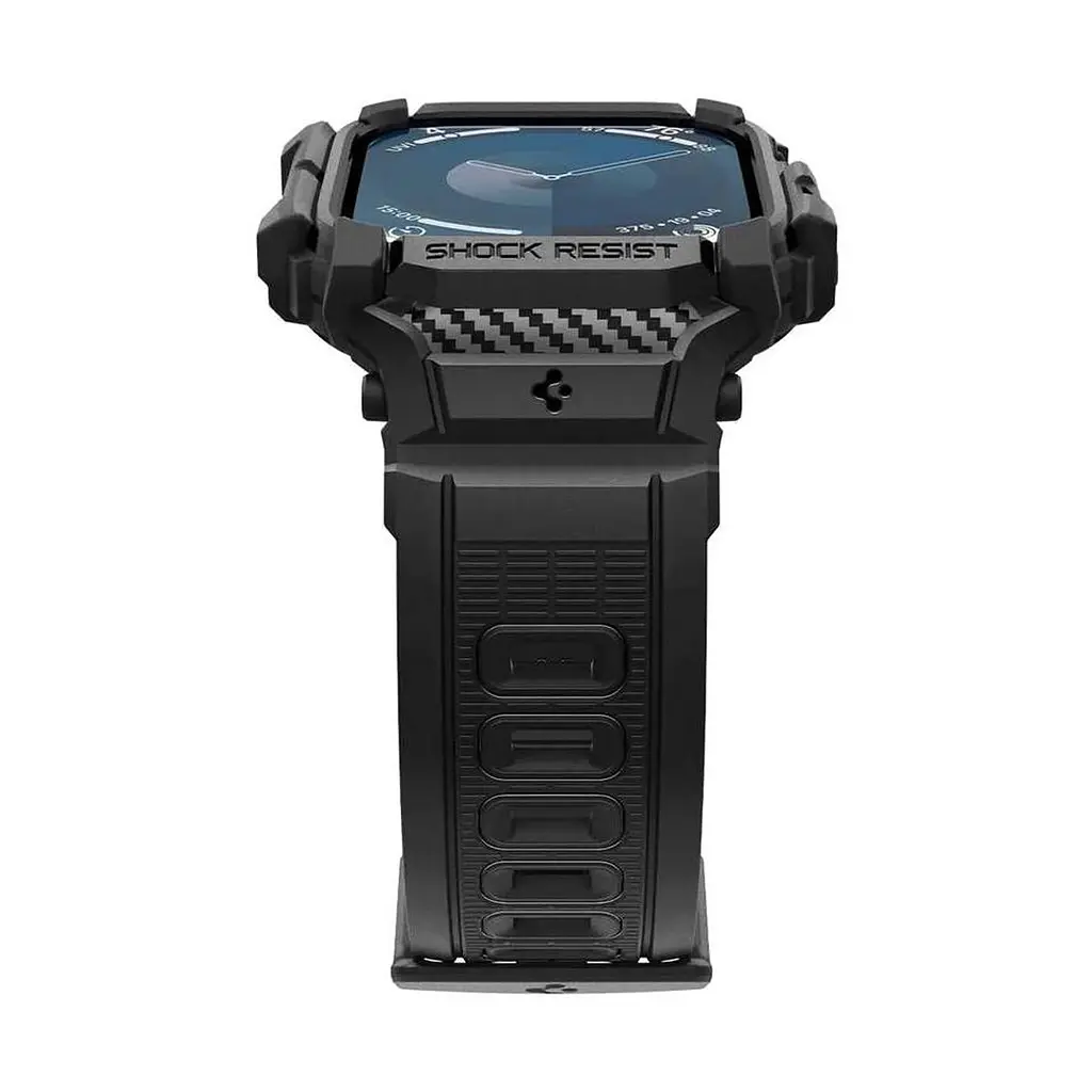 Чохол-ремінець Spigen Rugged Armor Pro для Apple Watch 10 46 mm Matte Black (ACS08604) - фото 2