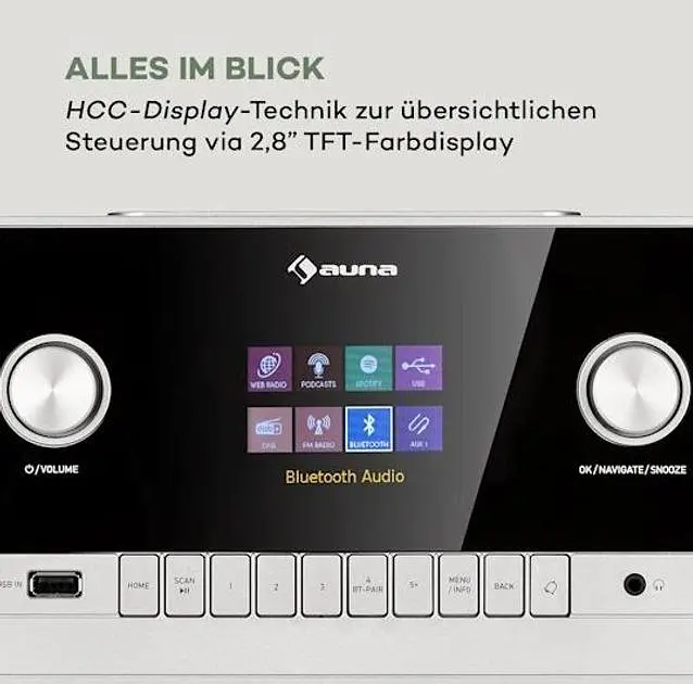 Інтернет-радіо Auna Connect 150 MKII DAB+/FM/Spotify/BT (10037494) - фото 6