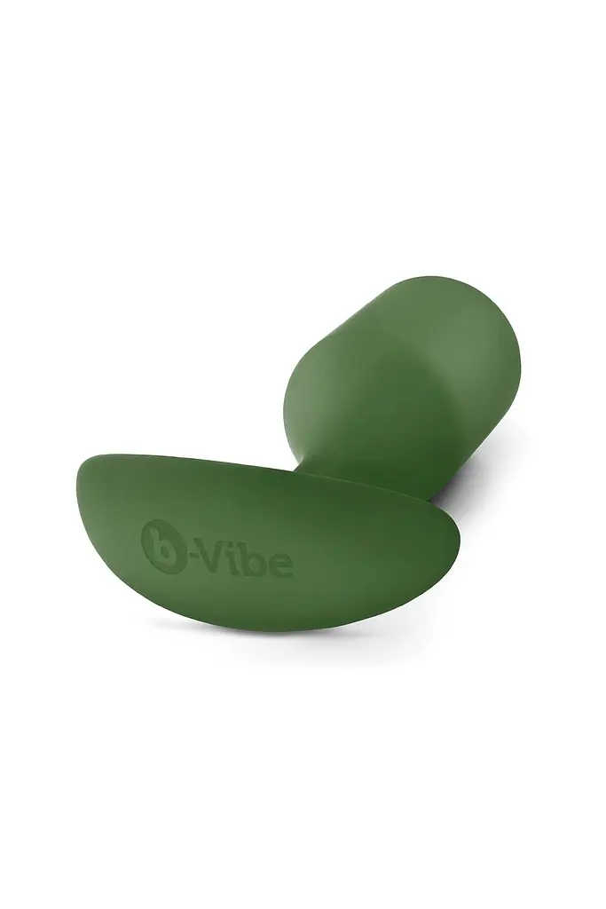 Анальная пробка B-Vibe Snug Plug 4, 14 см (зеленый) - фото 3