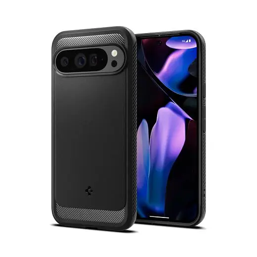 Чохол Spigen Rugged Armor Matte Black для Pixel 9 Pro XL (ACS07719) - фото 2