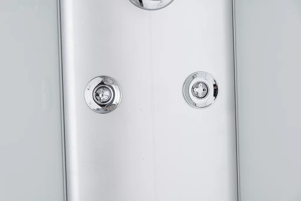 Душовий бокс з гідромасажем Mixxus Strong SBH02-90x90x215-FB Satin низький піддон MI6890, Хром матовый, матовий, хром матовий - фото 5