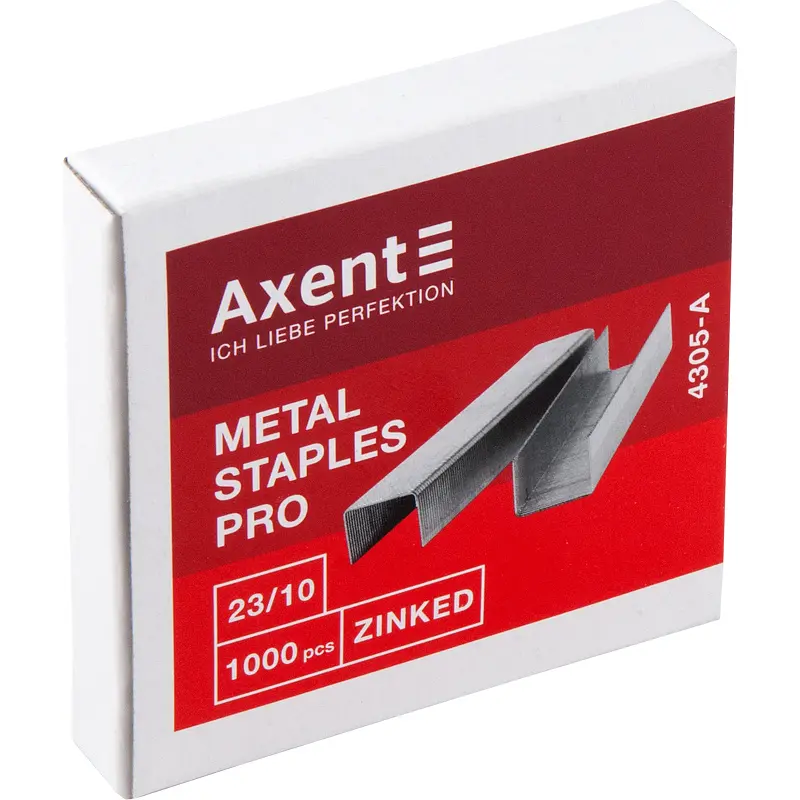 Скоби для степлерів Axent Pro 23/10 1000 шт. (4305-A) - фото 2