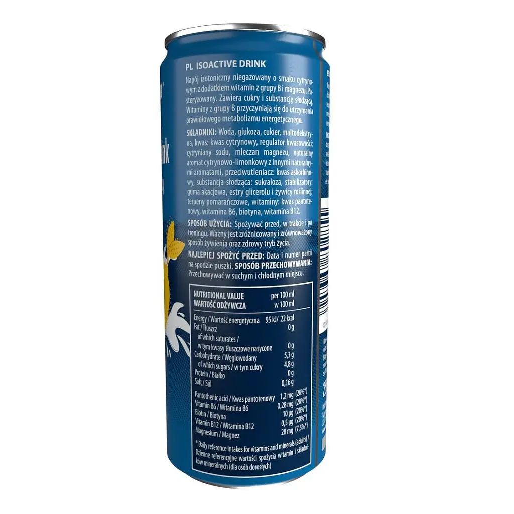 Ізотонік ActivLab Isoactive Drink, 250 мл - Лимон - фото 2