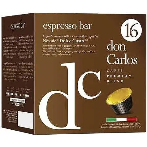 Кава в капсулах Dolce Gusto Don Carlos Espresso Bar, 16 капсул