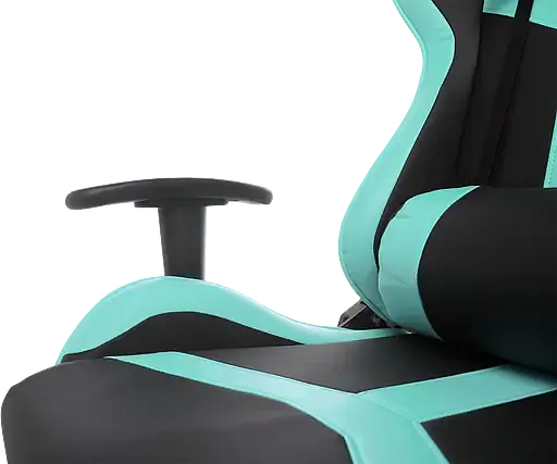 Геймерское кресло GT Racer черное с ментоловым (X-2527 Black/Mint) - фото 9