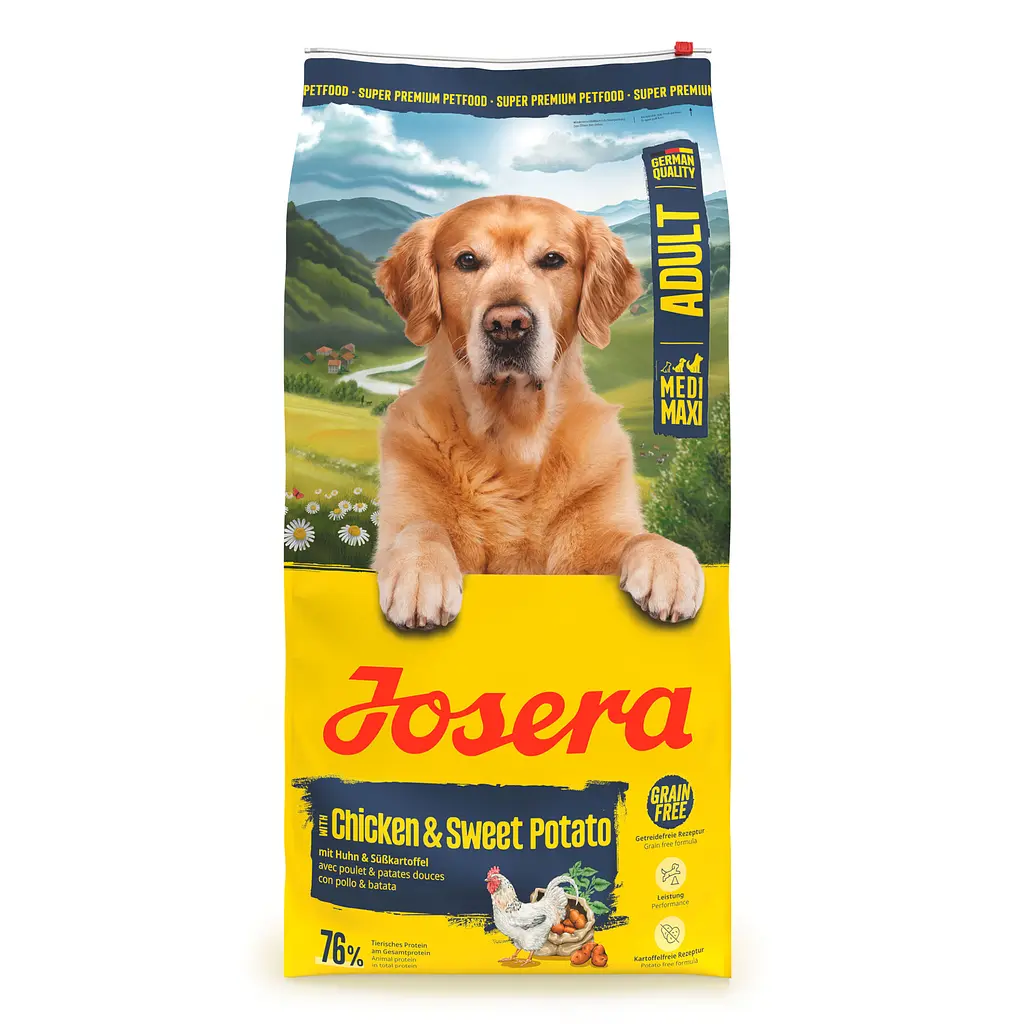 Сухой корм для собак Josera Medi/Maxi Adult Chicken &amp; Sweet Potato 12.5 кг - фото 4
