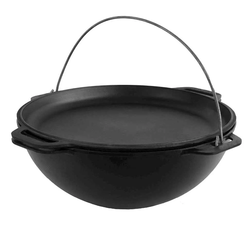 Казан азіатський BRIZOLL 12л з кришкою-сковородою Азія