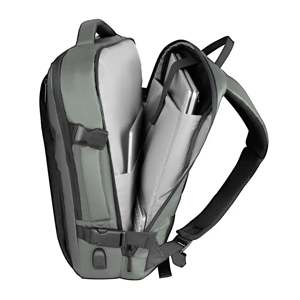 Рюкзак міський Mark Ryden 9299 20л з відсіком для ноутбука 17" і USB Gray (17585) - фото 4