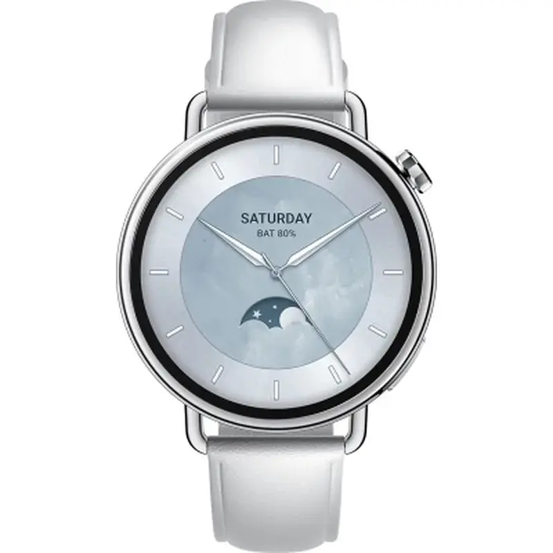 Смарт-годинник Xiaomi Watch S4 41mm Leather Strap Білий BHR07VUGL (1166774) - фото 2