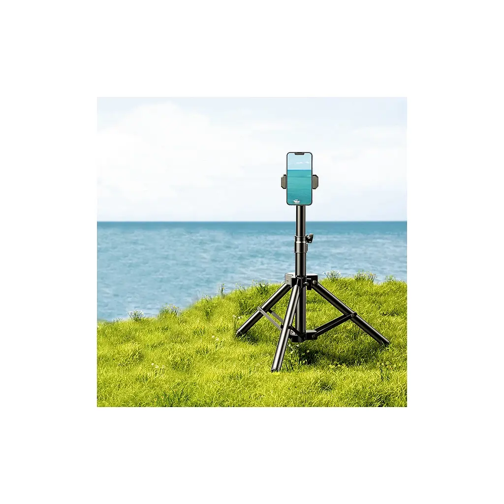Штатив RTAKO ZJ-ZB01 55CM Matte Finish Carbon Steel Tripod Black (6930539528246) - фото 4