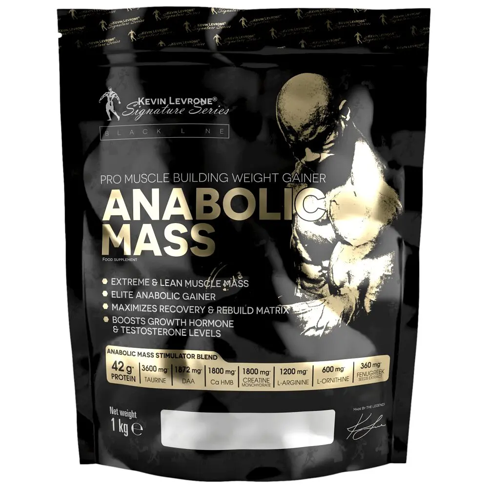 Гейнер Kevin Levrone Black Line Anabolic Mass, 1 кг - Ваніль