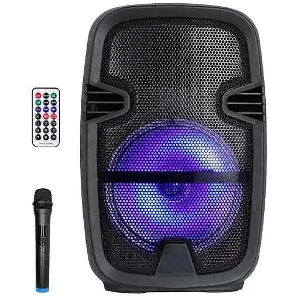 Портативна колонка RGB ND-6008 акустична акумуляторна колонка Bluetooth 3.0 10 Вт - фото 2