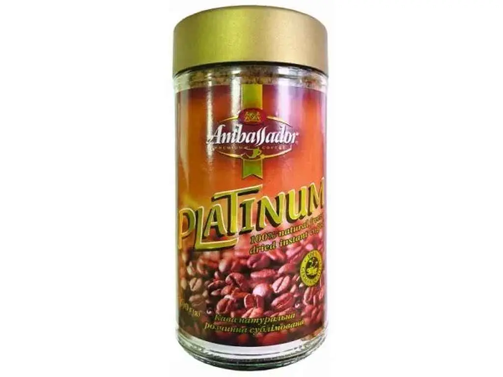 Кава розчинна AMBASSADOR 190г Platinum c/б
