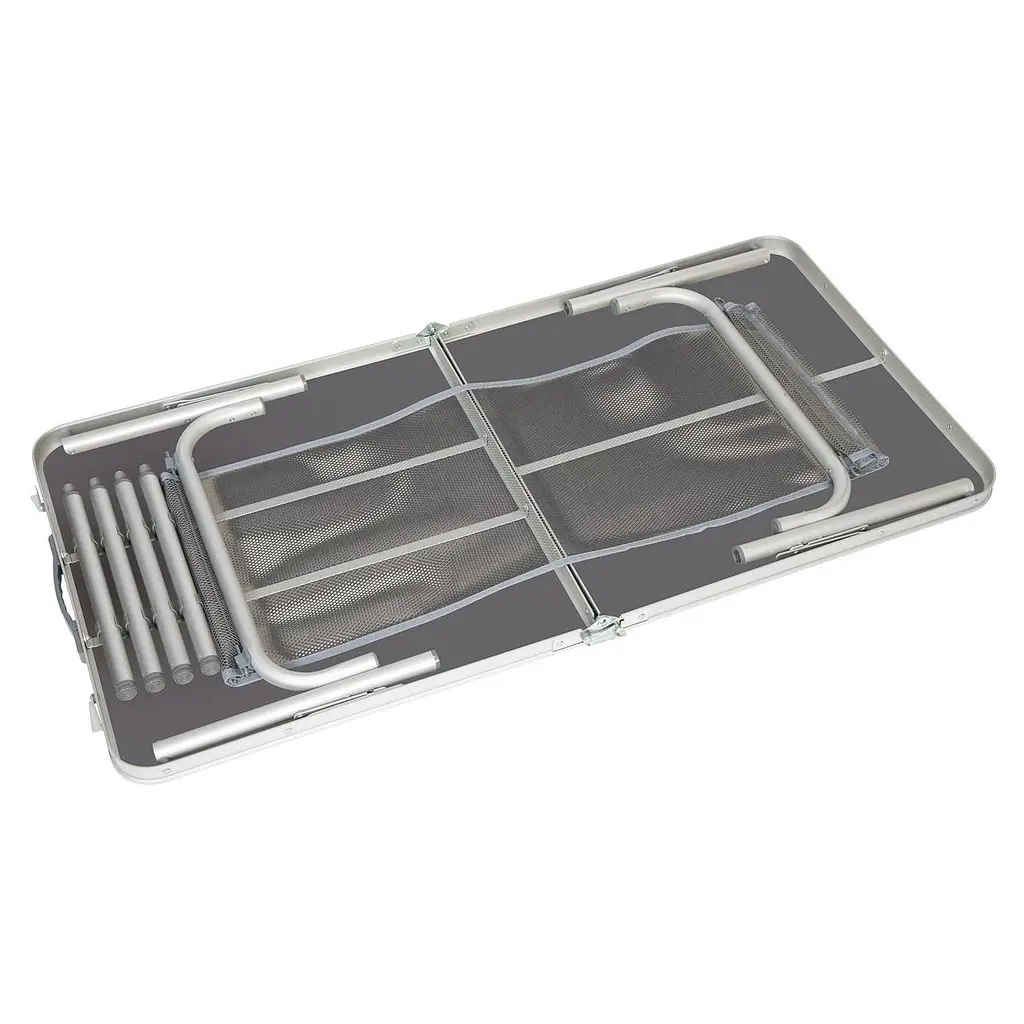 Складной стол Bo-Camp Case Model 120x60 cm Grey (1404416) - фото 2