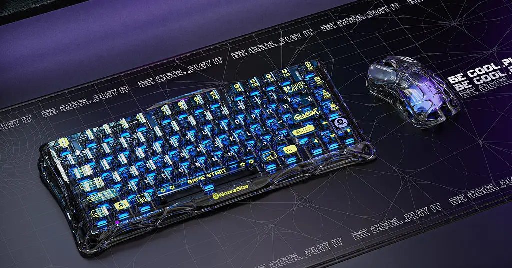Комп'ютерна миша GravaStar Mercury M2 BT/WL/USB-A RGB чорно-прозорий teh0024921 - фото 7