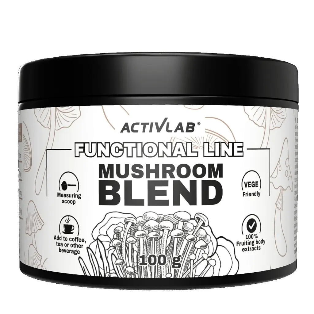 Суміш екстрактів грибів ActivLab Mushroom Blend, 100 грам - фото 2
