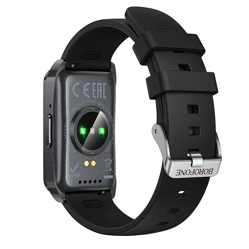 Фітнес-браслет BOROFONE BD16 37mm. 200 mAh. IP67 Smart bracelet Black - фото 4