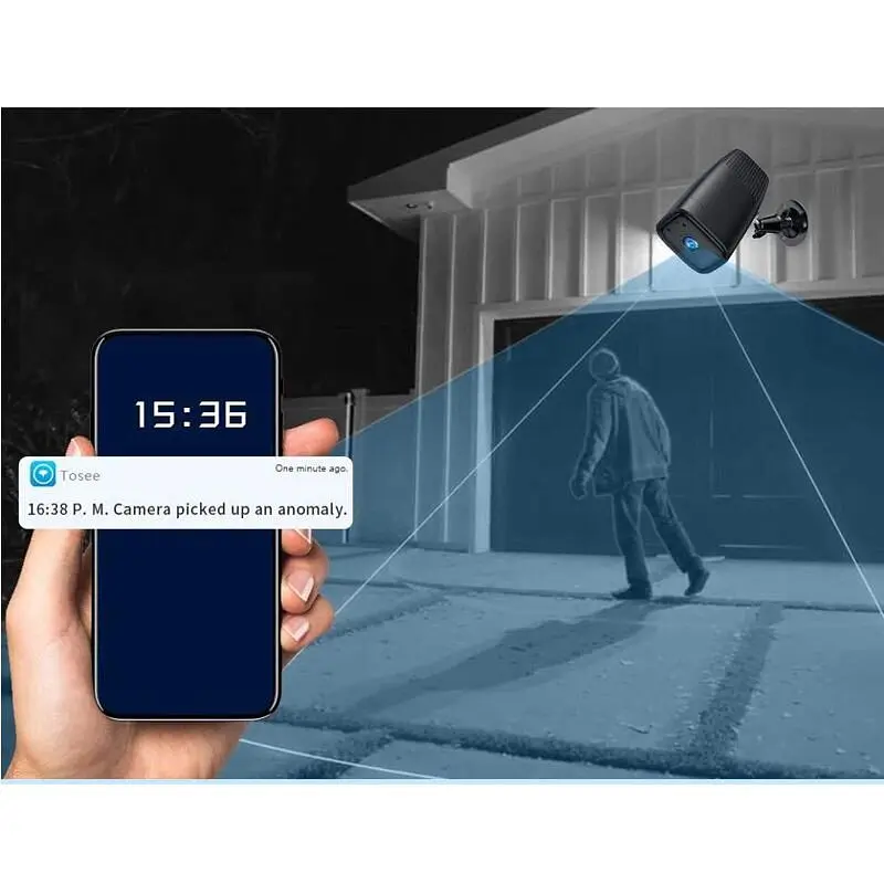 Wifi камера з великим акумулятором 12000 мАг, до 1 місяція автономної роботи Nectronix ZC-PC206, вулична, із записом (100393) - фото 5