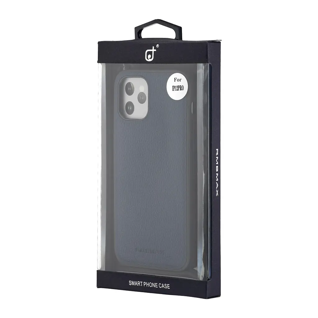 Чохол Jinduka Leather Case with MagSafe iPhone 12 Pro Black - фото 2