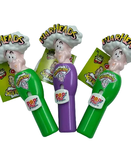 Цукерки Warheads Pop Pal Assorted, 8г - фото 4