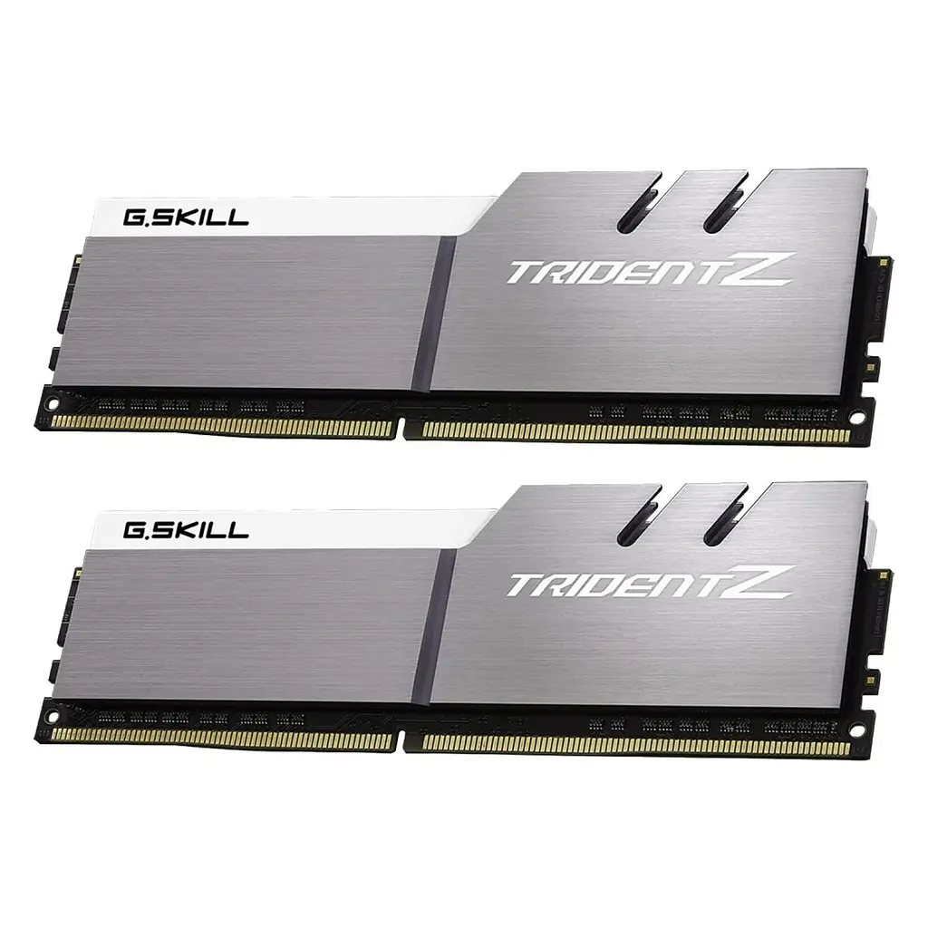 Модуль памяти G.Skill DDR4 16Gb (2x8) Trident Z Silver White 3200MHz (F4-3200C16D-16GTZSW) - фото 2