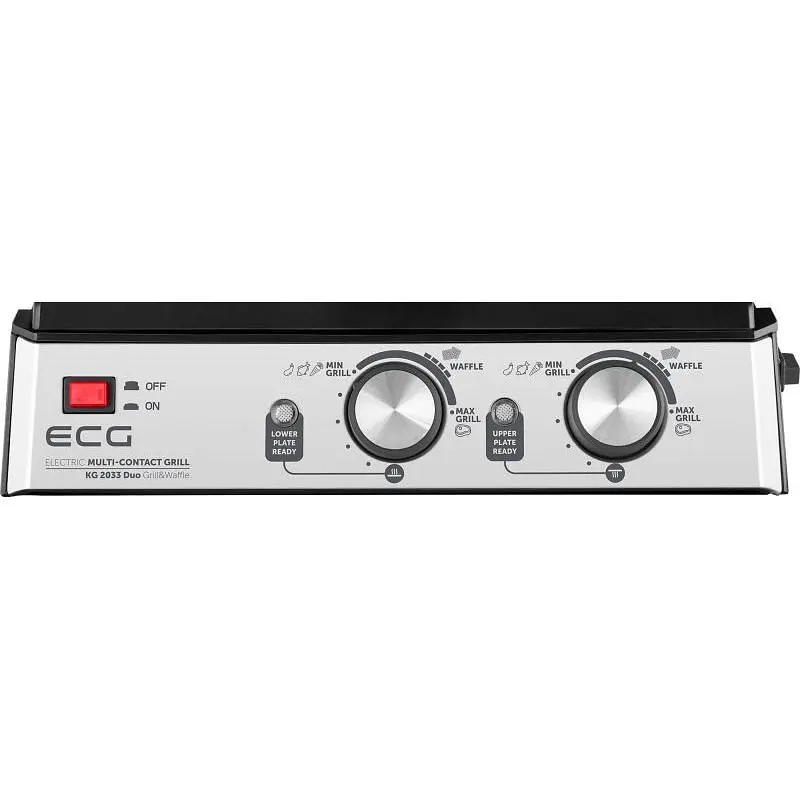 Гриль настільний ECG KG 2033 Duo Grill & Waffle - фото 5