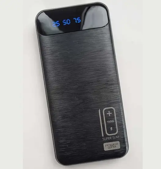 Портативный внешний аккумулятор Power Bank Powerway TX10 10000mAh (Черный) - фото 5