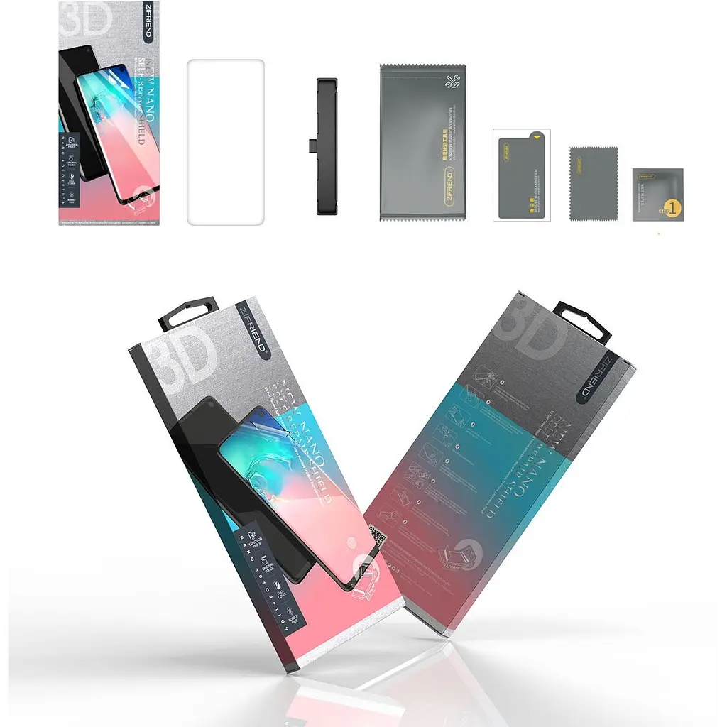Защитная пленка Zifriend 3D Full Cover Curved Edge для Huawei Mate 20 Pro Crystal Clear (703686) - фото 3