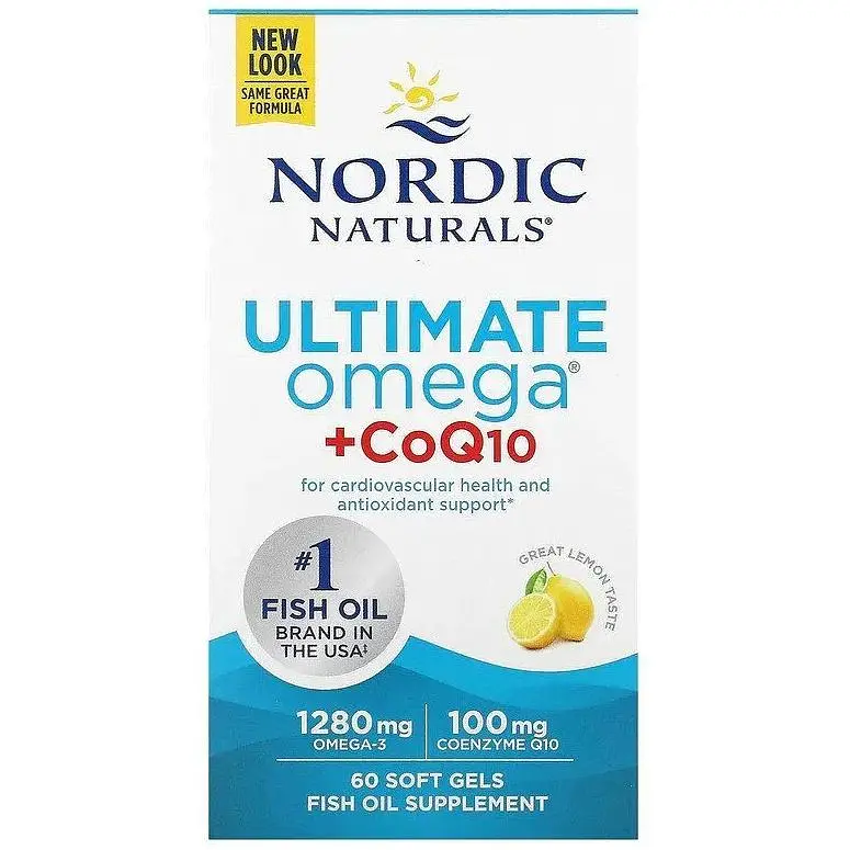 Омега-3 з коензимом Q10 Nordic Naturals Omega CoQ10 640 мг 60 капсул (NOR-01890) - фото 2