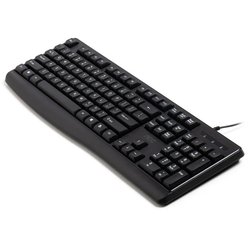 Клавіатура AOC KB120B USB UA Black (KB120B/97) - фото 4