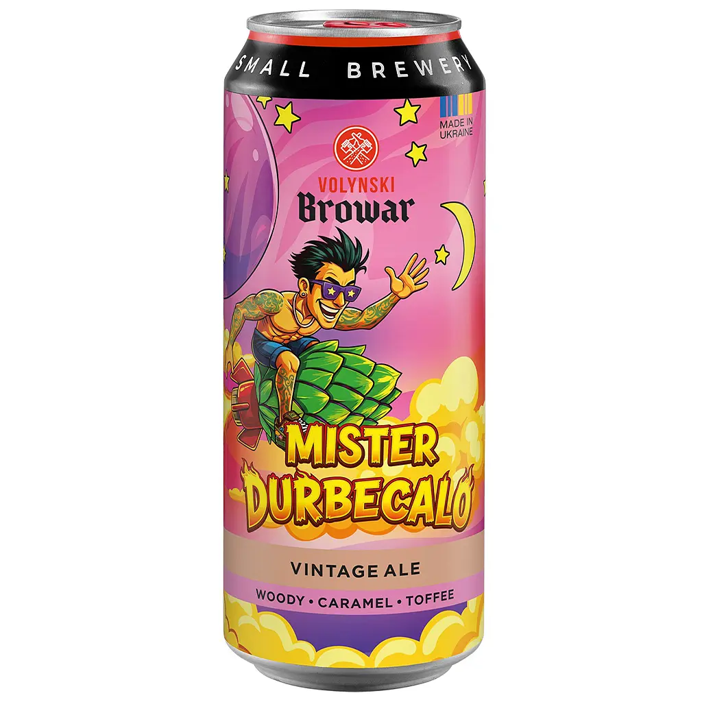 Пиво світле нефільтроване Forever Mister Durbecalo 0.5 л з/б