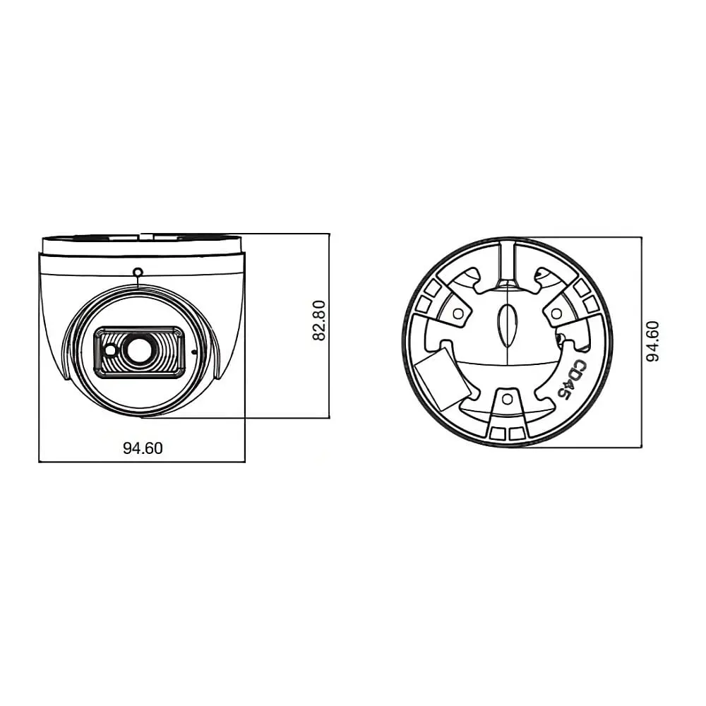 IP-відеокамера 5Mp TVT TD-9554E3B-A (D/PE/AR2) f=2.8mm з мікрофоном (77-00343) - фото 2