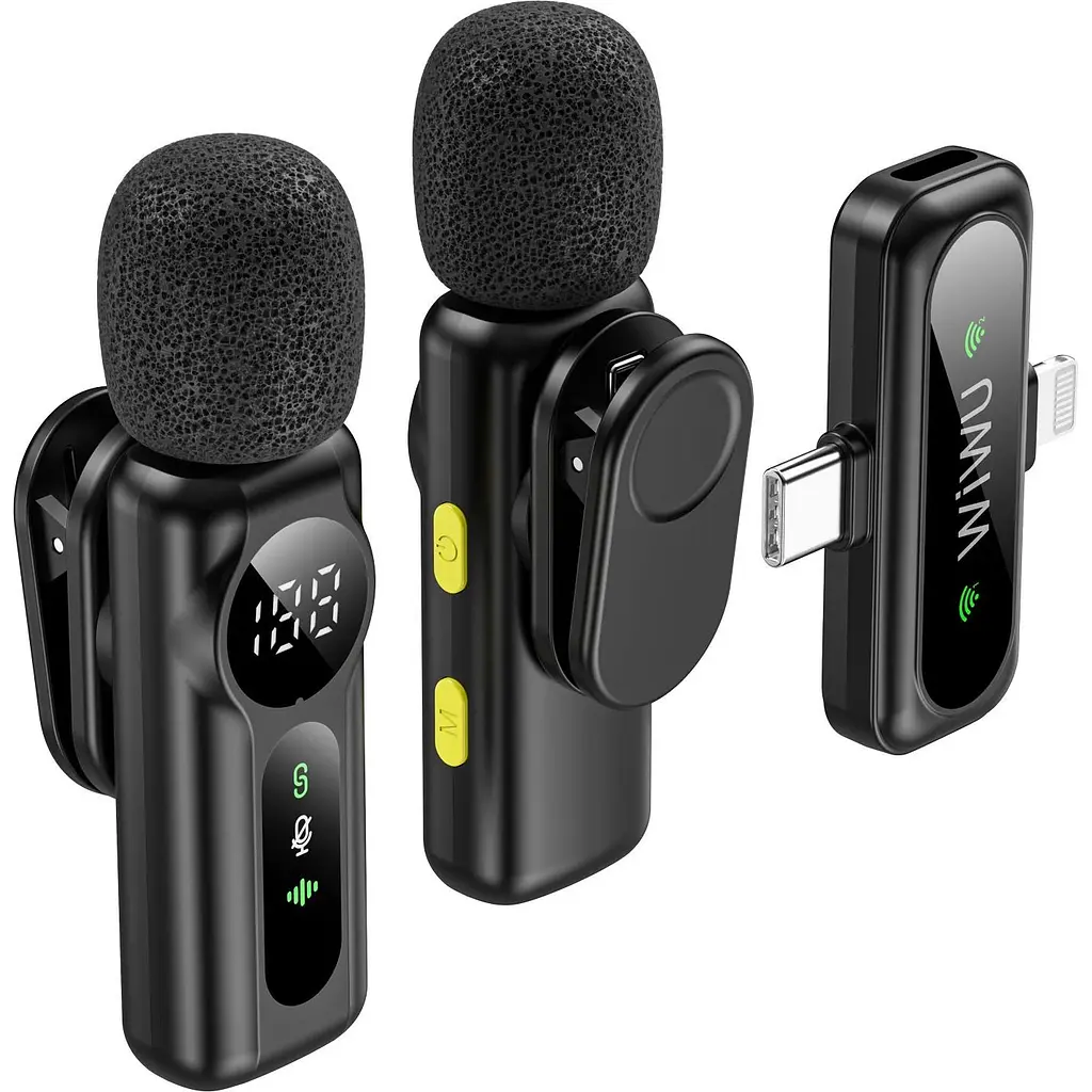 Микрофонная радиосистема WiWU Wi-WM007 USB-C/Lightning [156421] - фото 4