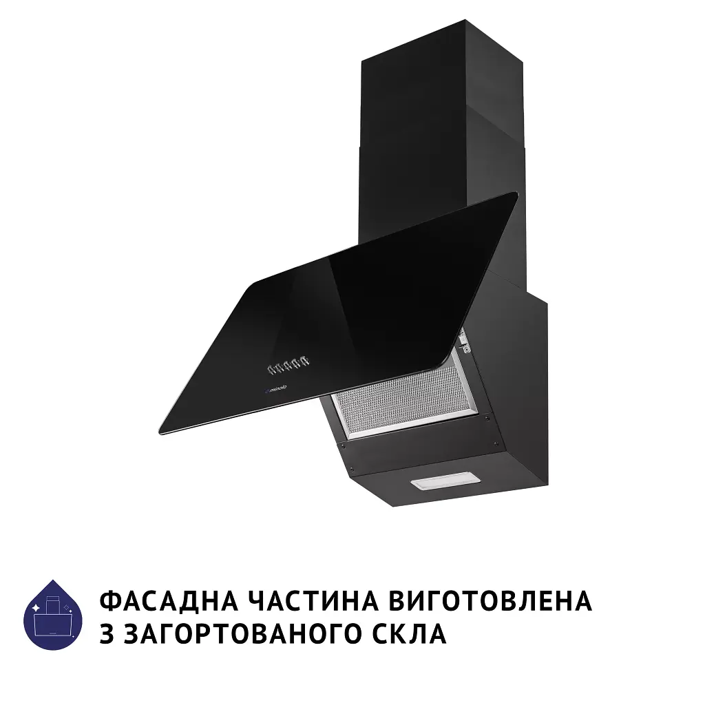 Витяжка декоративна похила Minola HDN 5224 BL 700 LED - фото 4