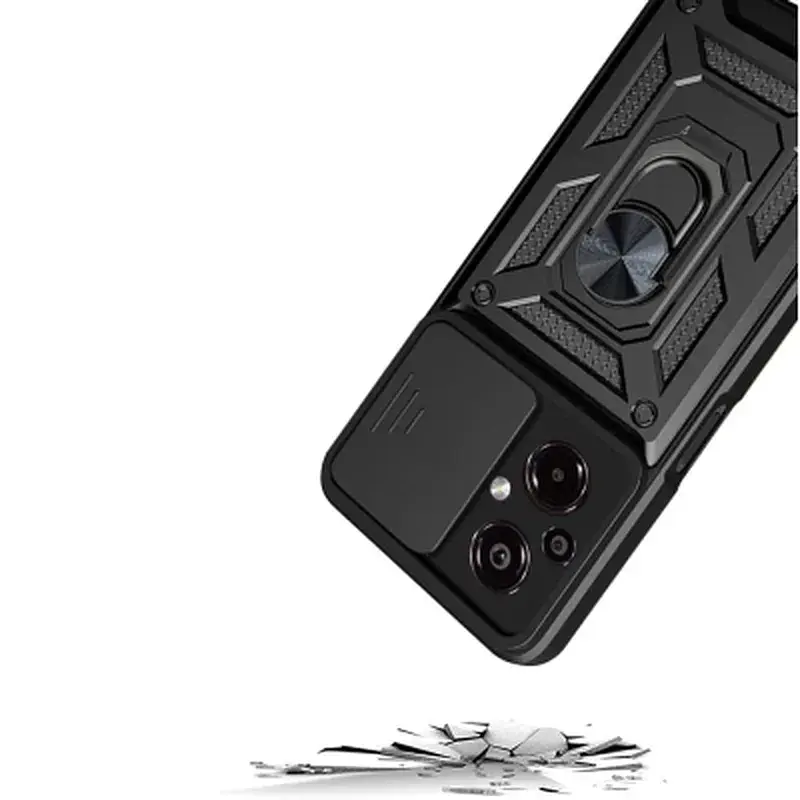 Чохол до мобільного телефона BeCover Military Poco M5 4G Black (709121) - фото 3