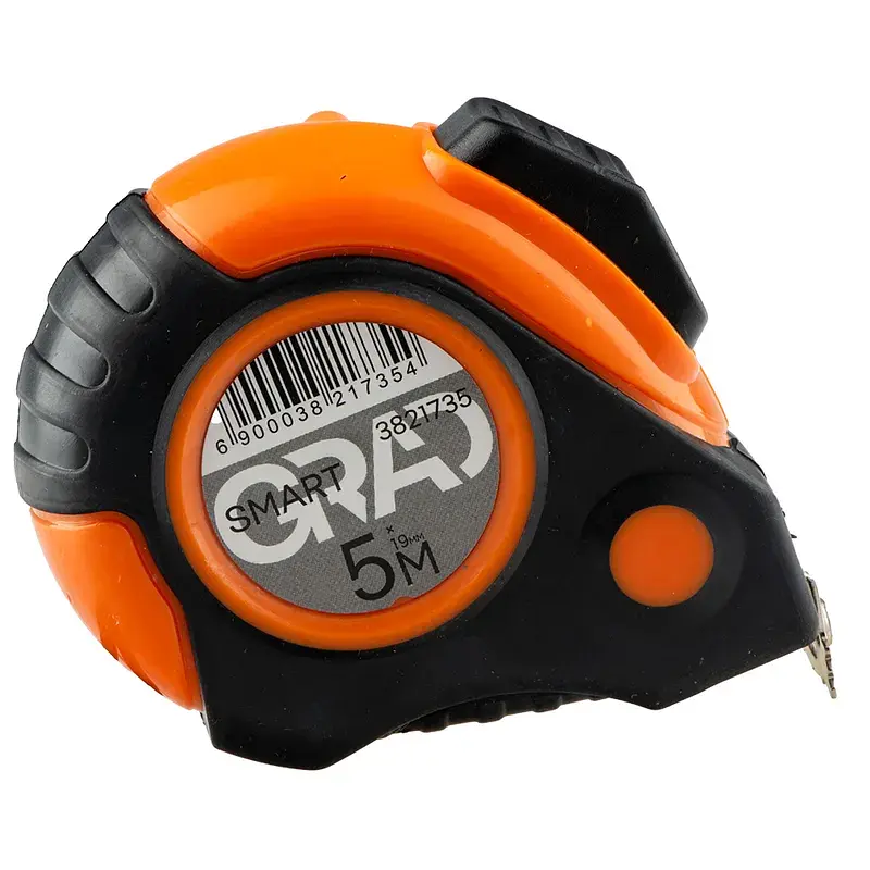 Рулетка магнітна обгумована Smart автостоп 5м×19мм GRAD (3821735) - фото 3