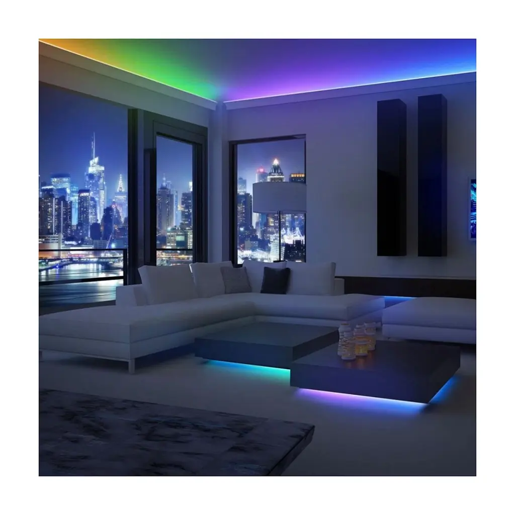 Світлодіодна стрічка Eurolamp Smart (LED/SET-5M/RGB) - фото 3