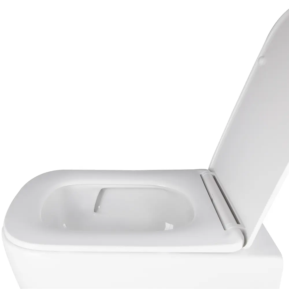 Унитаз подвесной Qtap Crow безободковый с сиденьем Soft-close QT05335171W, Белый - фото 6