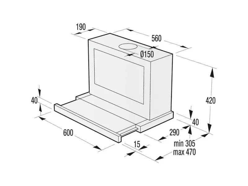 Витяжка Gorenje BHP623E8X - фото 2