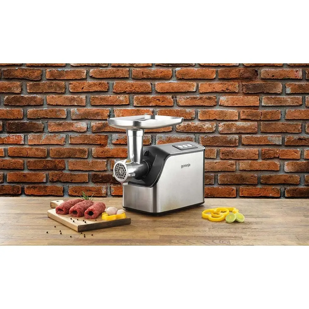 М'ясорубка електрична Gorenje MG2202XE Black/Stainless Steel UA - фото 7