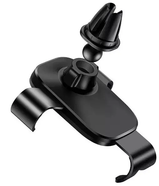 Тримач для мобільного Usams US-ZJ052 Gravity Car Holder Black (ZJ52ZJ01) (6958444982076) - фото 3