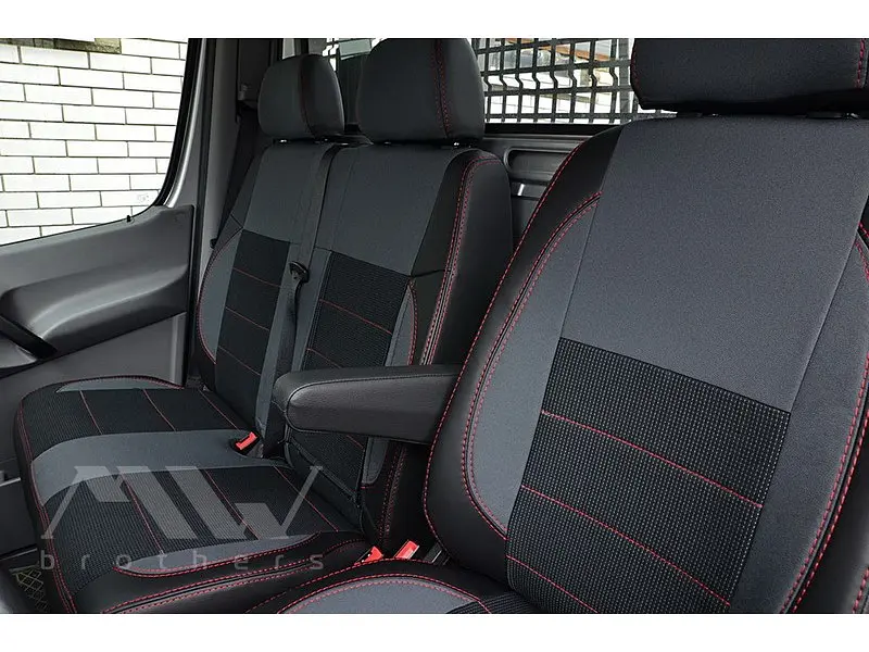 Авточохли модельні MW Brothers для Mercedes Sprinter ( 1+2 ) c 2006 - фото 3