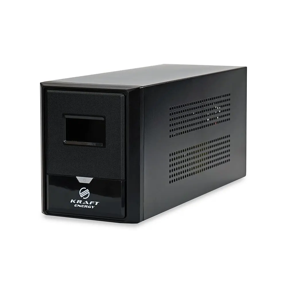 Джерело безперебійного живлення Kraft KRF-B1000VA/600W(LCD)24V UPS під зовнішній акумулятор (42-00045) - фото 4