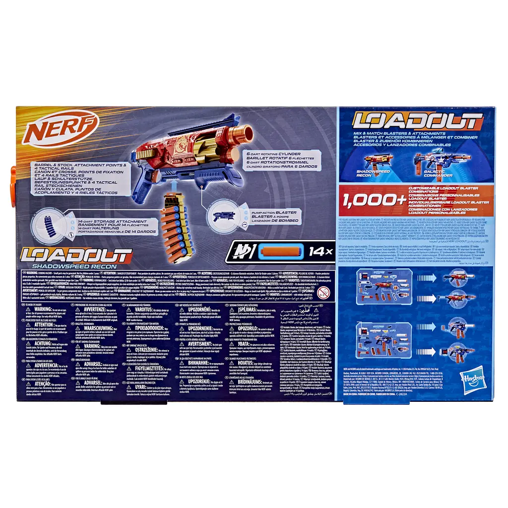 Бластер іграшковий Nerf Loadout Shadowspeed Recon (G1759) - фото 16