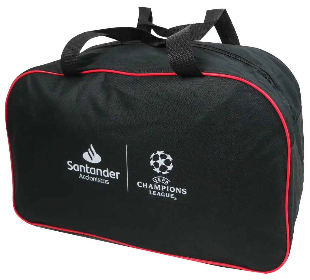 Сумка спортивна 30L Santander Uefa Champion's League Чорна - фото 2