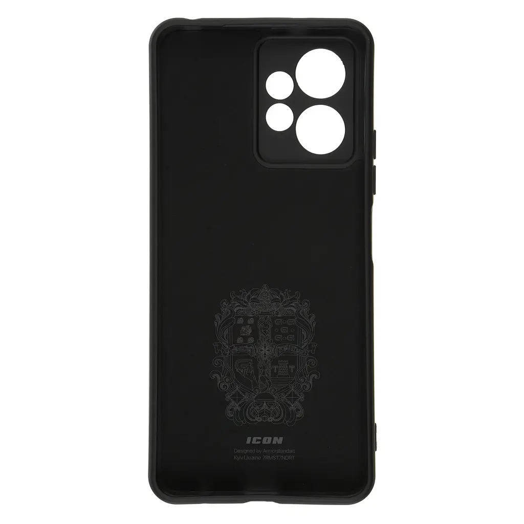 Чехол ArmorStandart ICON для Xiaomi Redmi Note 12 4G Camera cover Black (ARM67700) - фото 2