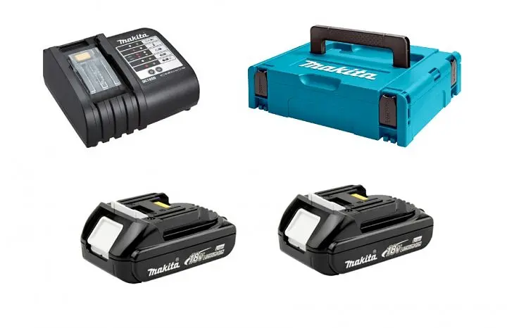 Набір акумуляторів BL1815N (2 шт) та зарядний пристрій для продукції Makita LXT (197136-5) - фото 2