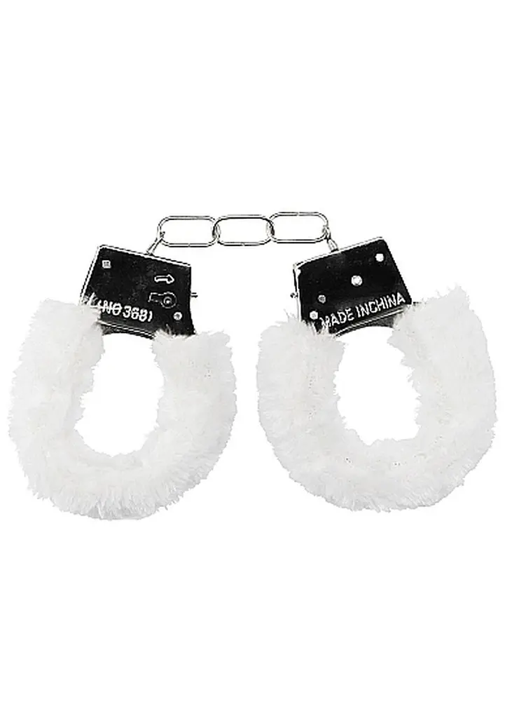 Наручники Ouch! Handcuffs Furry (білий) - фото 6