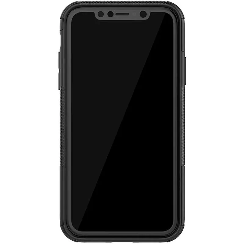 Чохол-накладка Toto Dazzle Kickstand 2 in 1 Case Apple iPhone 11 Black - фото 3